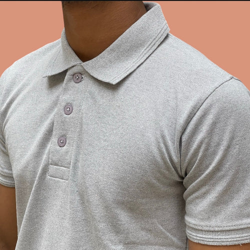 Toxicfit Grey Polo T-Shirt