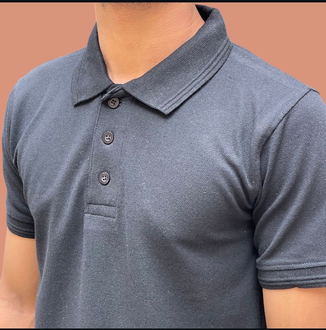 Toxicfit Navy Blue Polo T-Shirt